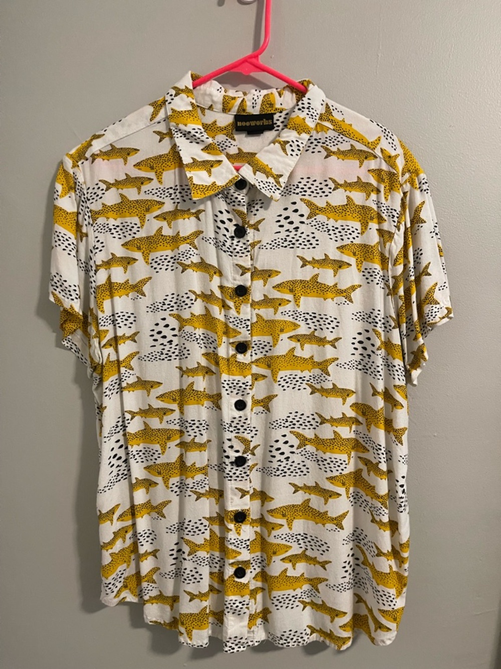 Nooworks Lorien Stern Sharks Joyce Top XXXL